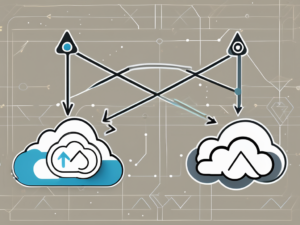 Two cloud symbols