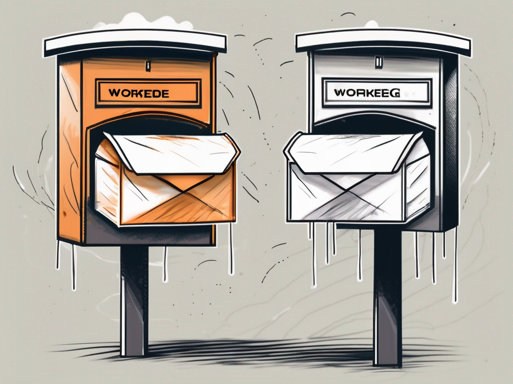 Two mailboxes