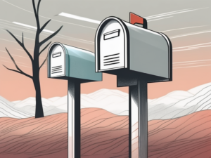 Two contrasting mailboxes