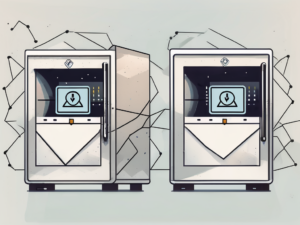 Two digital mailboxes