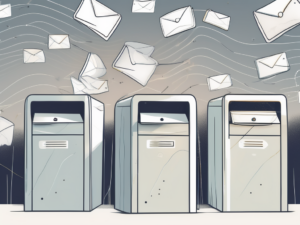 Two mailboxes symbolizing protonmail and workedge